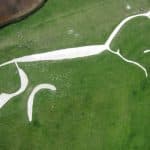 Uffington White Horse Aerial Photo